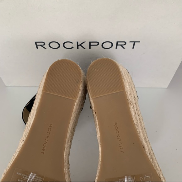 Rockport Womens Marah Ankle Strap wedge espadrille sandals US 9.5 W wide width - Picture 9 of 11